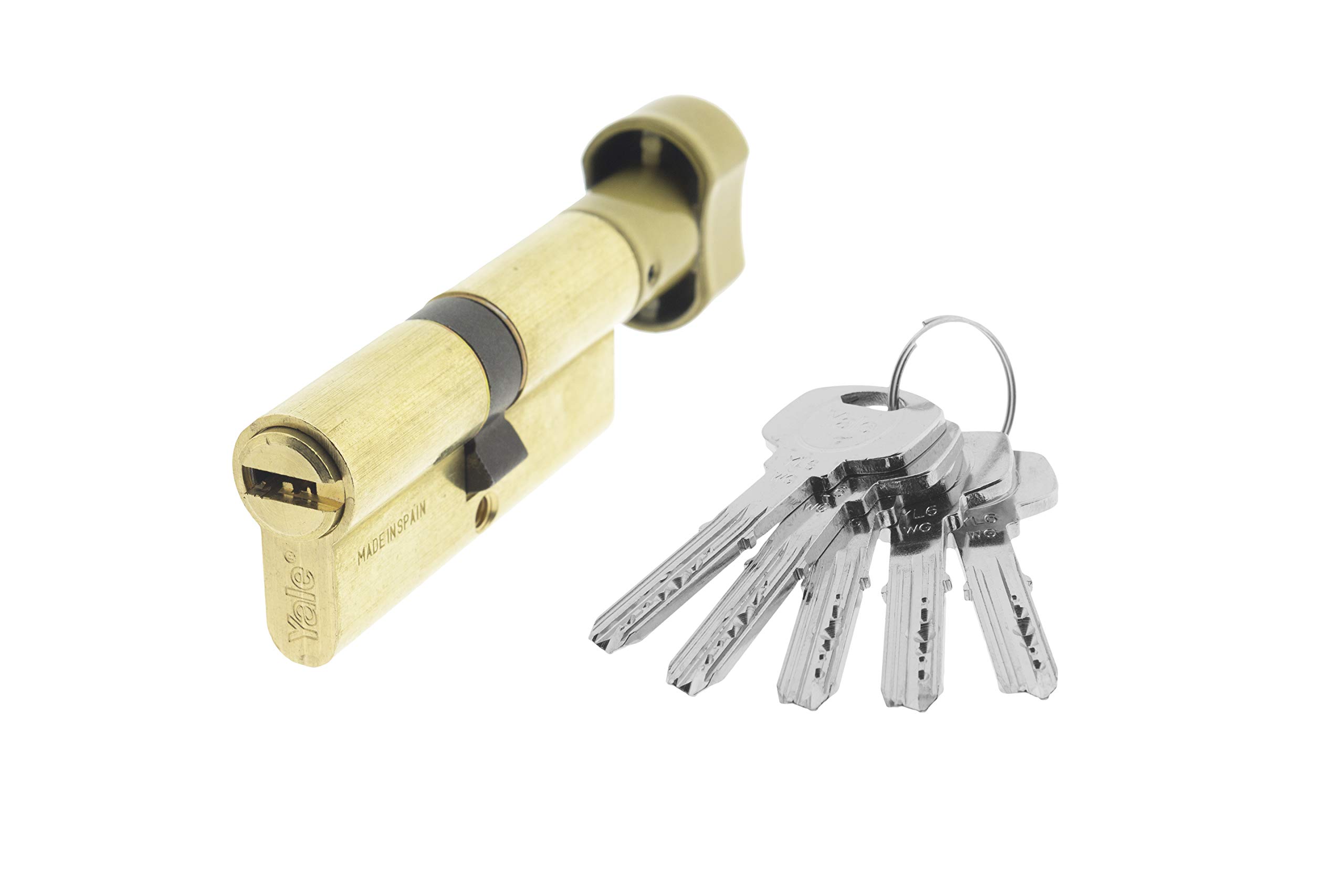 Cilindro Di Sicurezza Yale YL6P3040HN - Nichelato, 30x40 Mm, Con 5 Chiavi - Foto 8