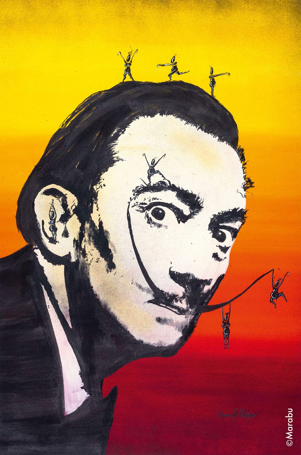 Marabu Acryl Color - Vernice acrilica cremosa a base d'acqua, Giallo, 100 ml - 4