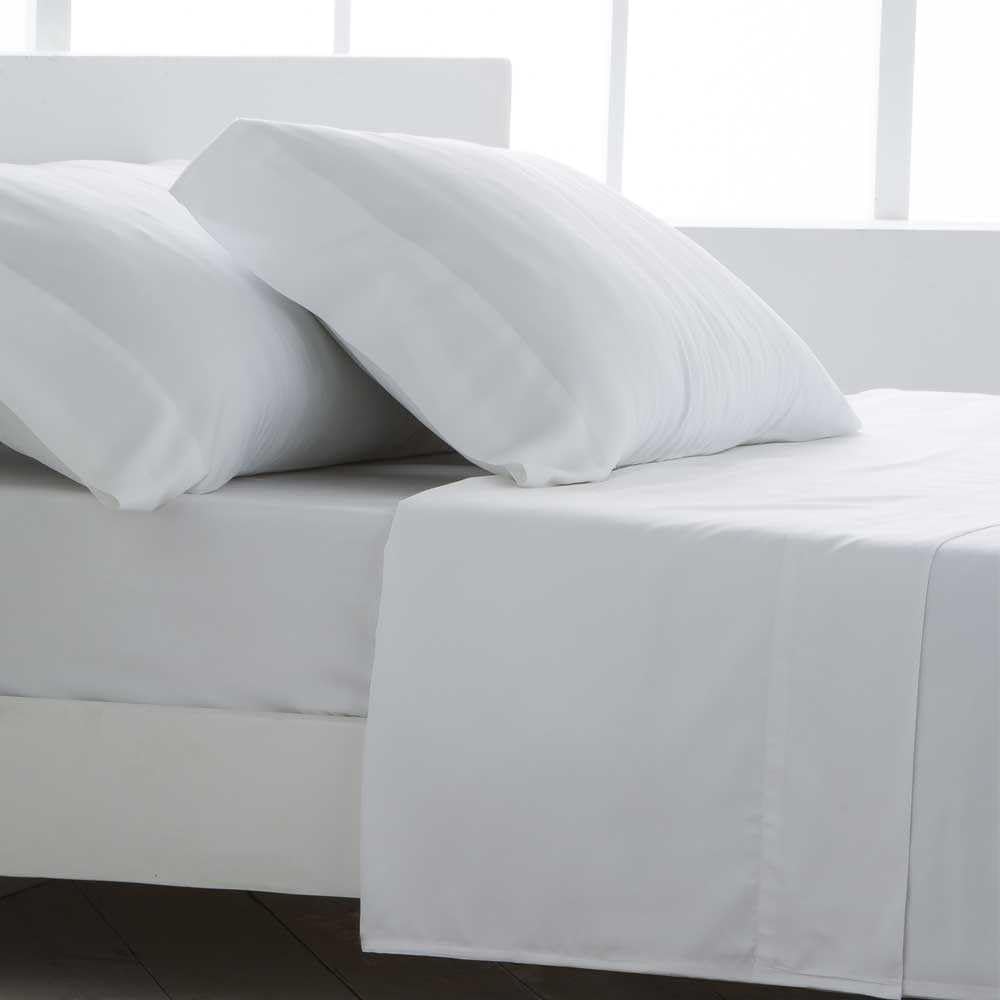 Cotton artean - juego de sábanas satén algodón egipcio 400 hilos gris 160x260 cama 90