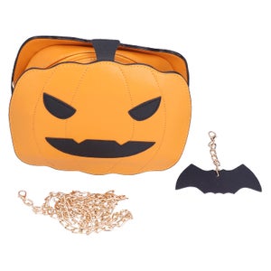 Sacchetto di caramelle a forma di zucca di Halloween per