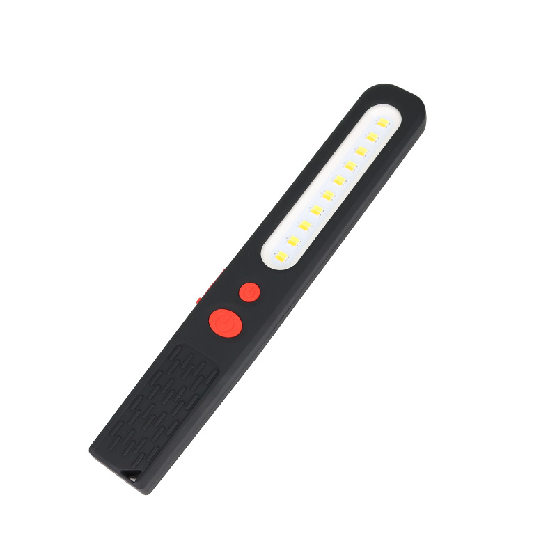 Akumulatorowa lampa robocza LED, dwukolorowa lampa inspekcyjna 2 w 1 i latarka COB LED 3 W z podwójnym magnesem