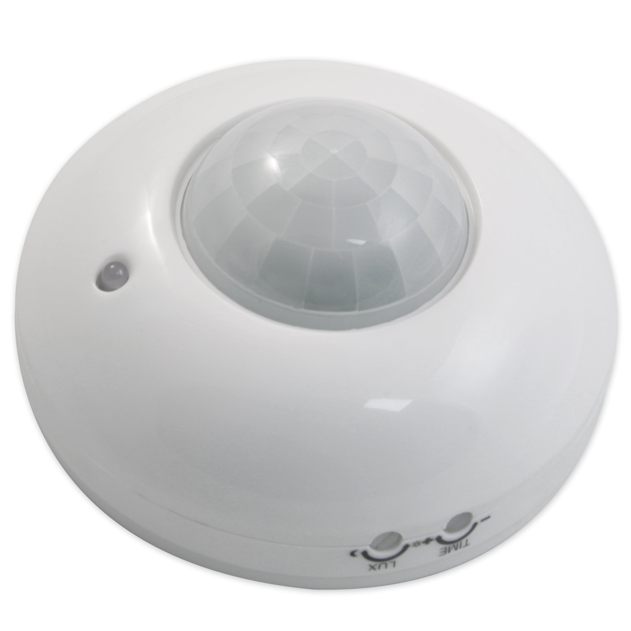 Czujnik ruchu PIR sufitowy 1200W 360 stopni regulacja IP20 biały MasterLED