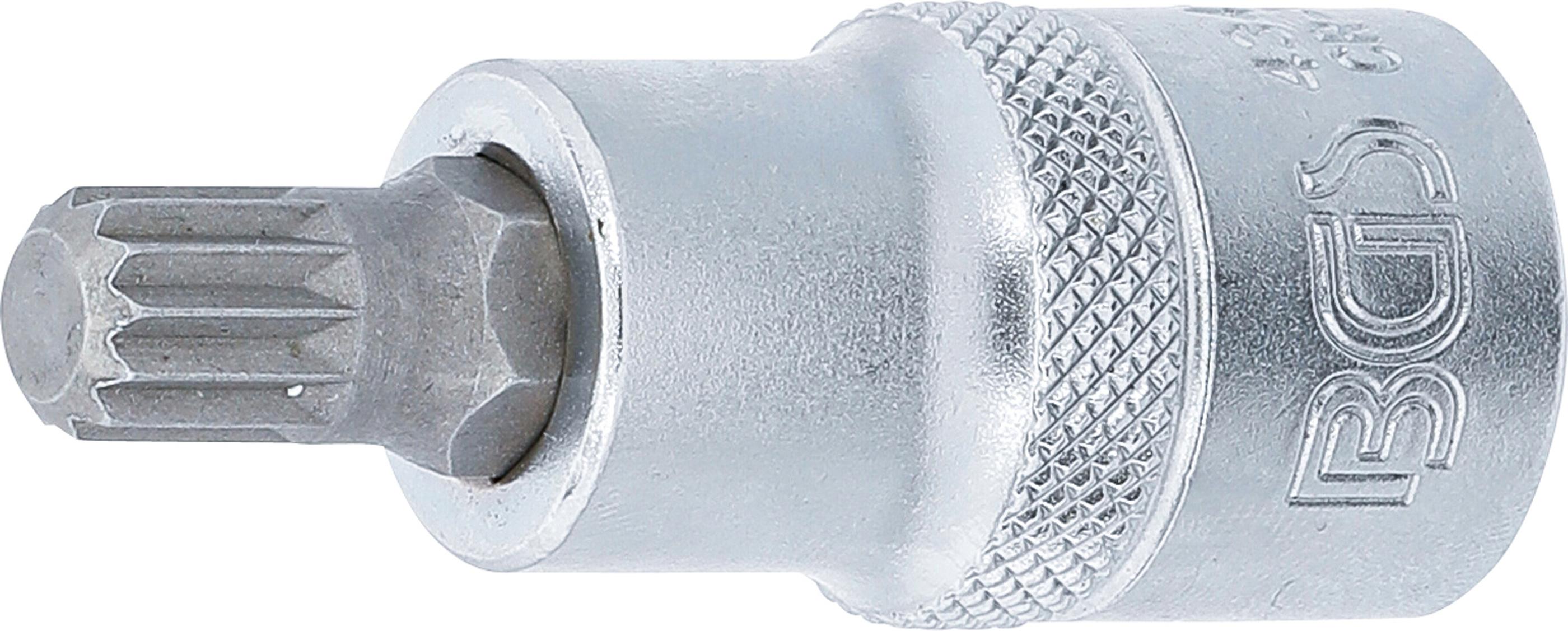 BGS Bit do wkrętarki, napęd kwadrat 12,5 mm (1/2"), wewnętrzny wielowypust (dla XZN) M9 - 4349