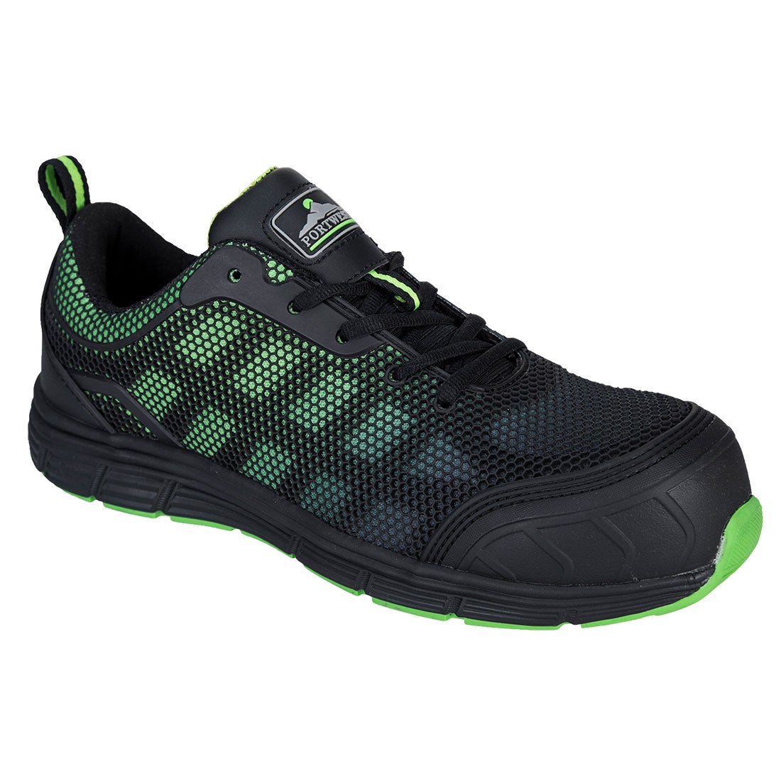 Portwest - Baskets de sécurité basses en Compositelite OGWEN S1P - Noir / Vert - 38 - 4