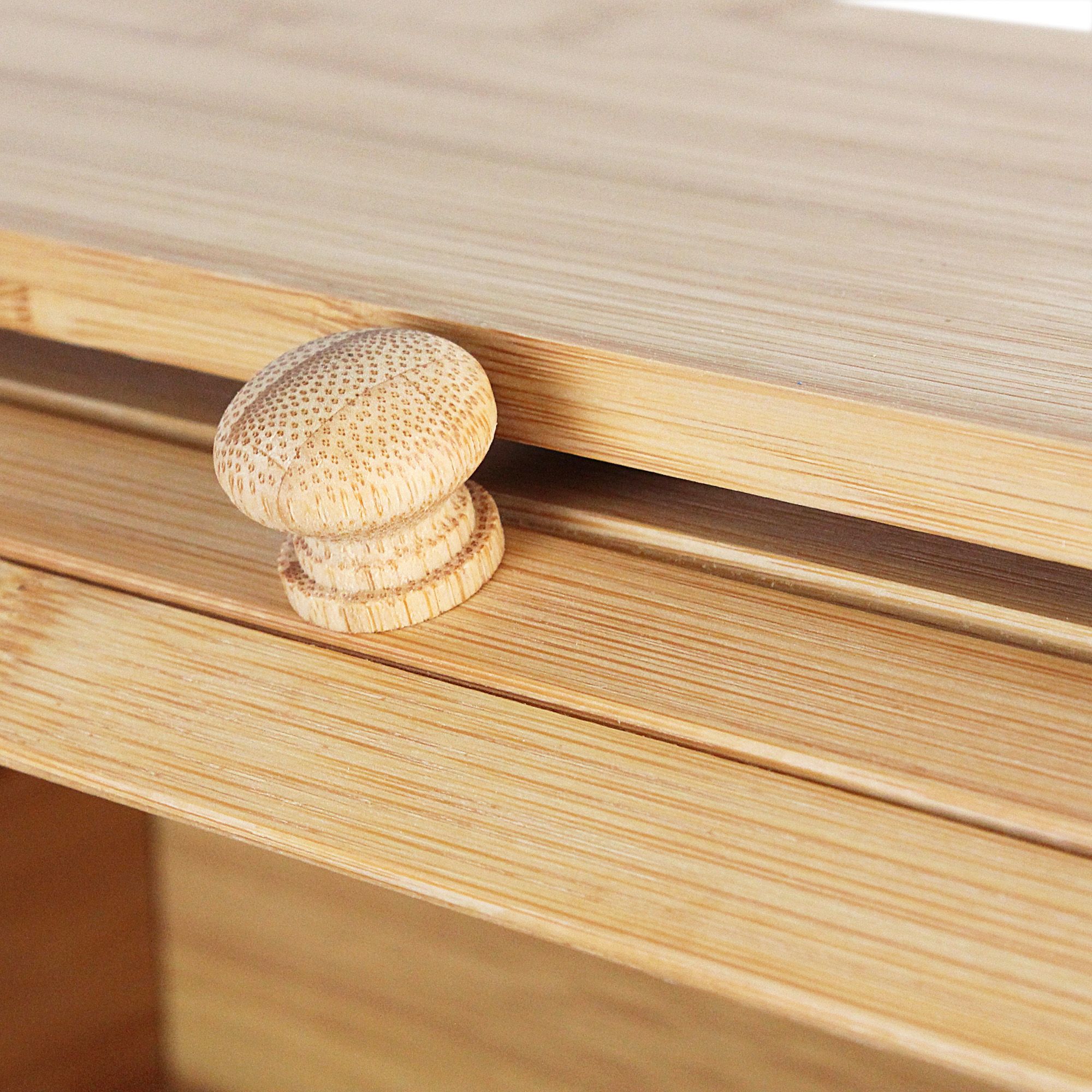 Boîte à pain bambou naturel fermeture par glissière planche à découper rainurée intégrée conservation pain viennoiseries design élégant durable - 7