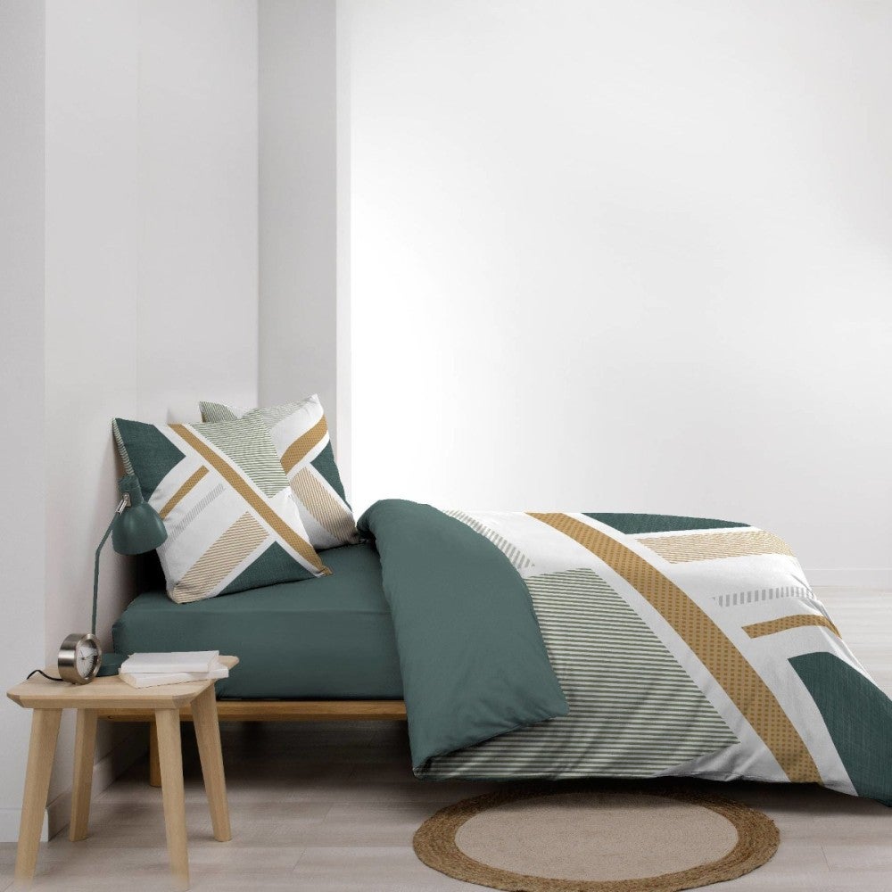 Housse de couette 240x220 + 2 taies ZEPHYR 100% coton - 3