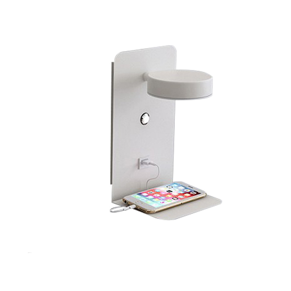 Exllex Applique Urale Interieur 2PC, Lape Urale Touch LED Avec Port De Charge USB Contrôle