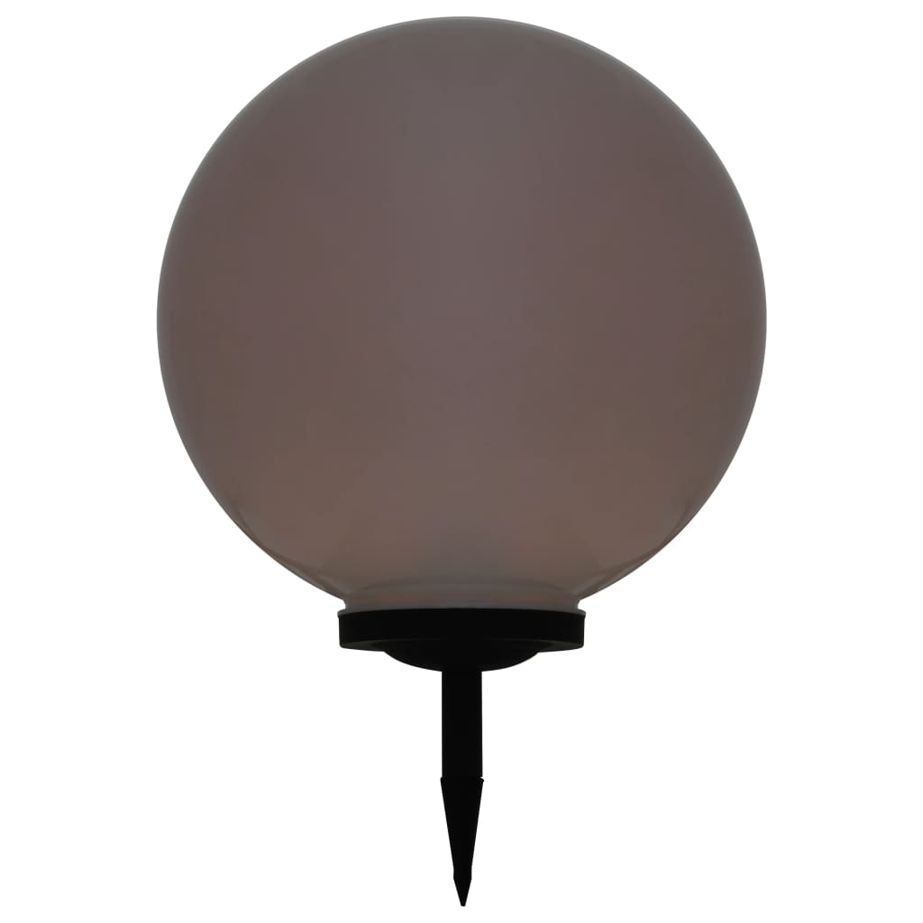Lampe Extérieur Sur Pied 41cm - Aluminium, Verre, IP44 - Pour Jardin, Allée, Terrasse - E27 Non Incluse