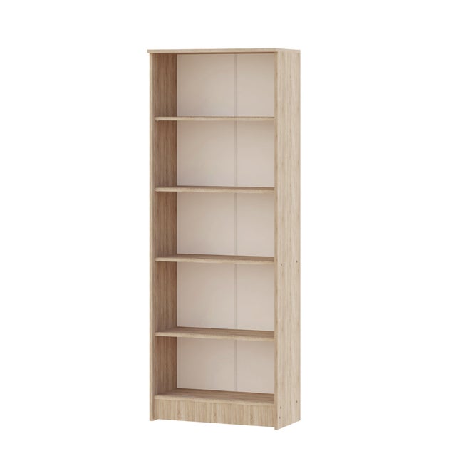 Bibliothèque pour Bureau en MDF Beige H. 196 x l. 70 x P. 32 cm