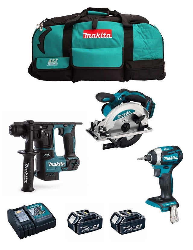 MAKITA Kit MK304 (DHR171 DTD154 DSS610 2 x 5,0 Ah DC18RC LXT600)