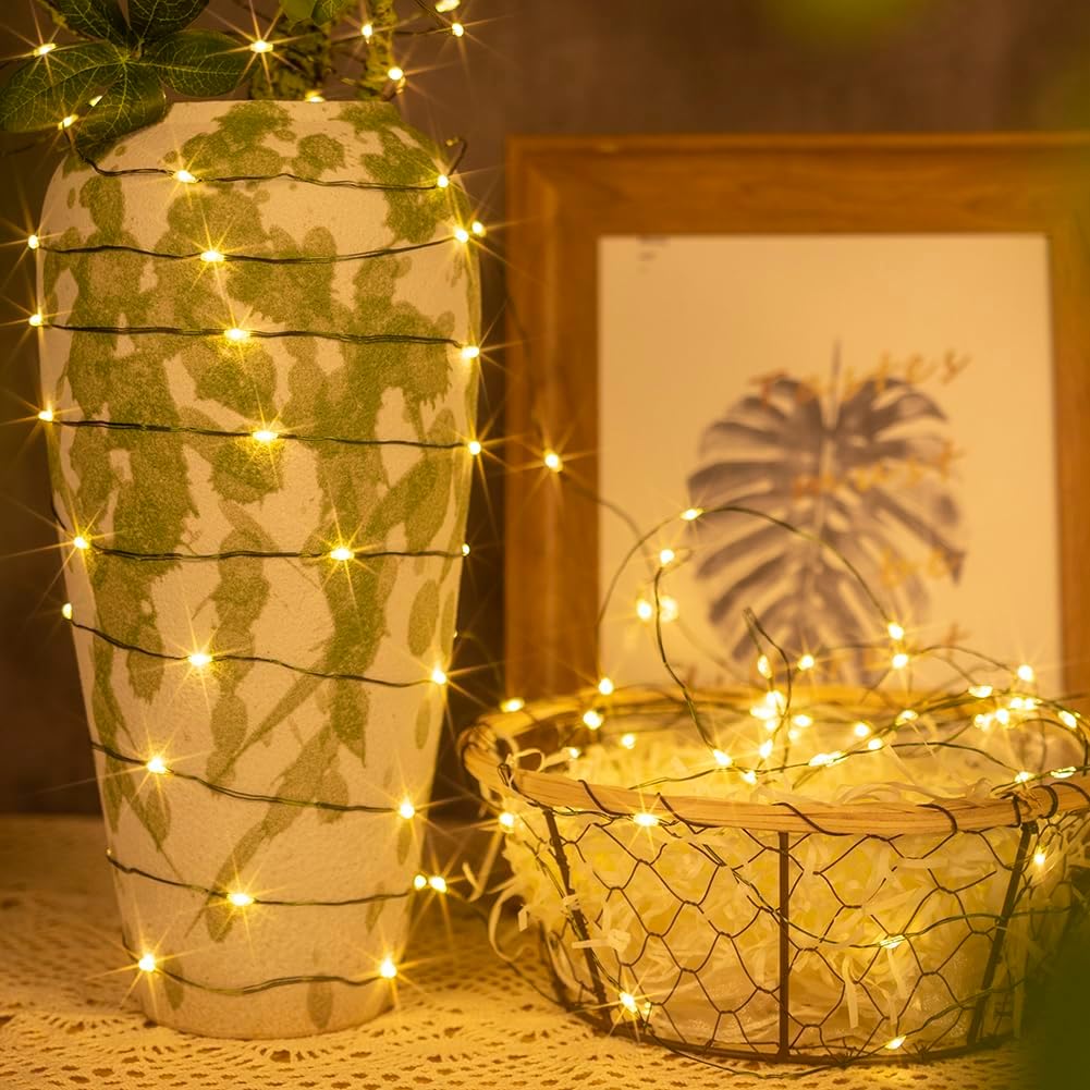 Guirlande lumineuse 200 m 2000 LED fil de cuivre vert étanche intérieur/extérieur avec télécommande, lumière chaude. - 7