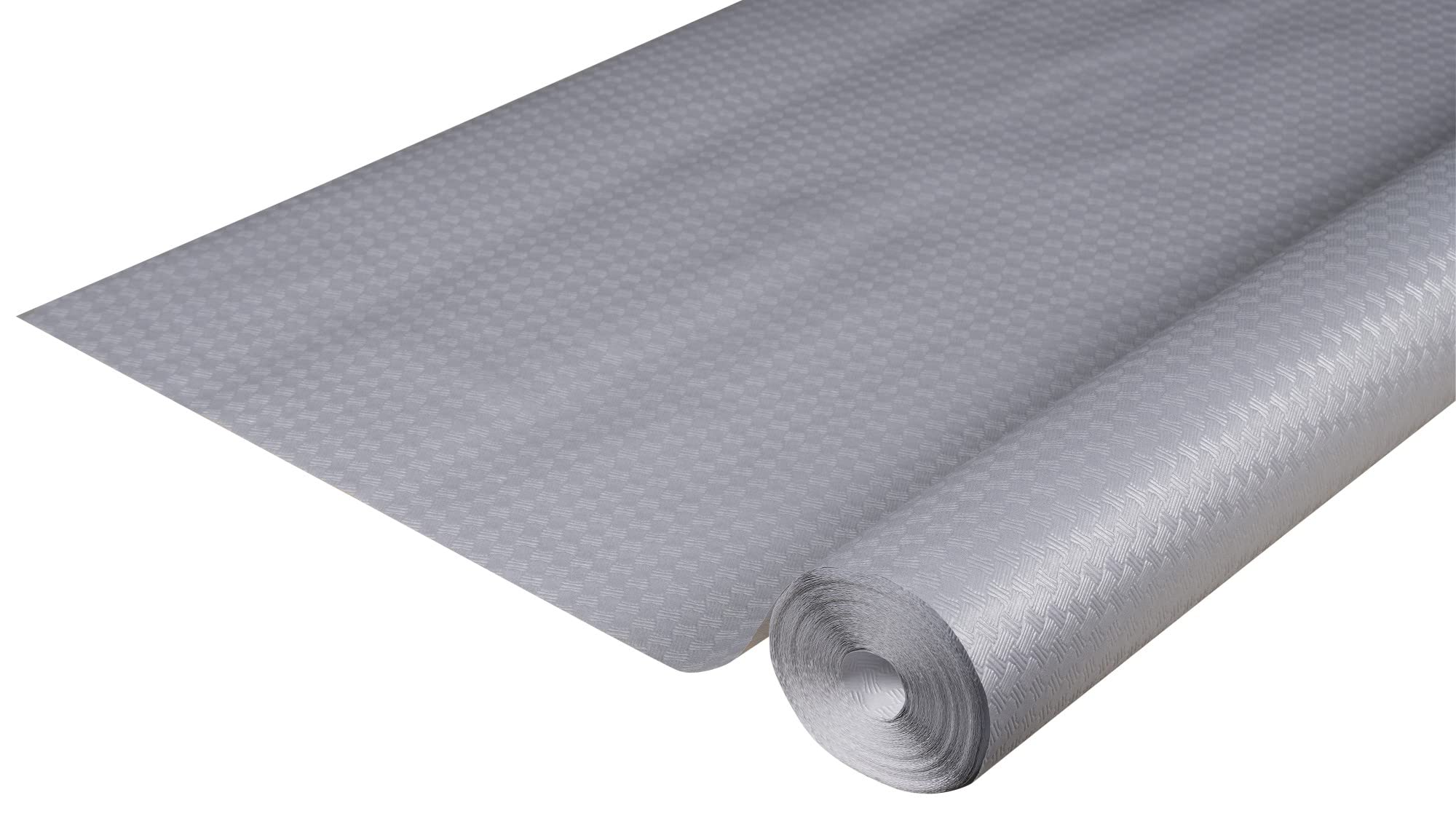 Pro Nappe – Tovaglia A Rotolo In Carta Damascata 1,18 X 25 Mt, Colore Argento, 83 Coperti, Uso Alimentare, Biodegradabile