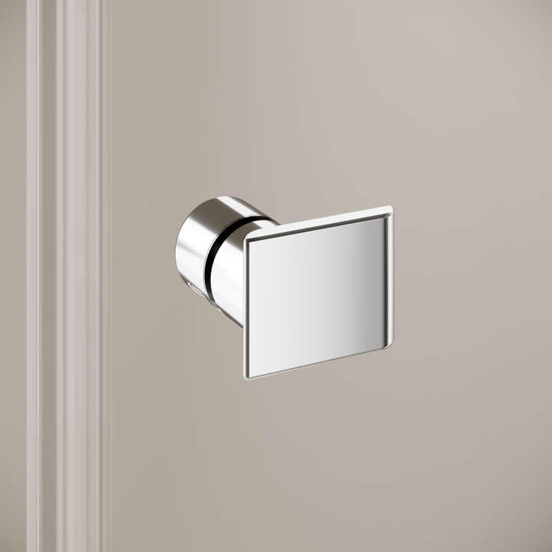 Pommeau De Douche Carré Effet Pluie 25 Cm X 25 Cm En Laiton Ultra Fin