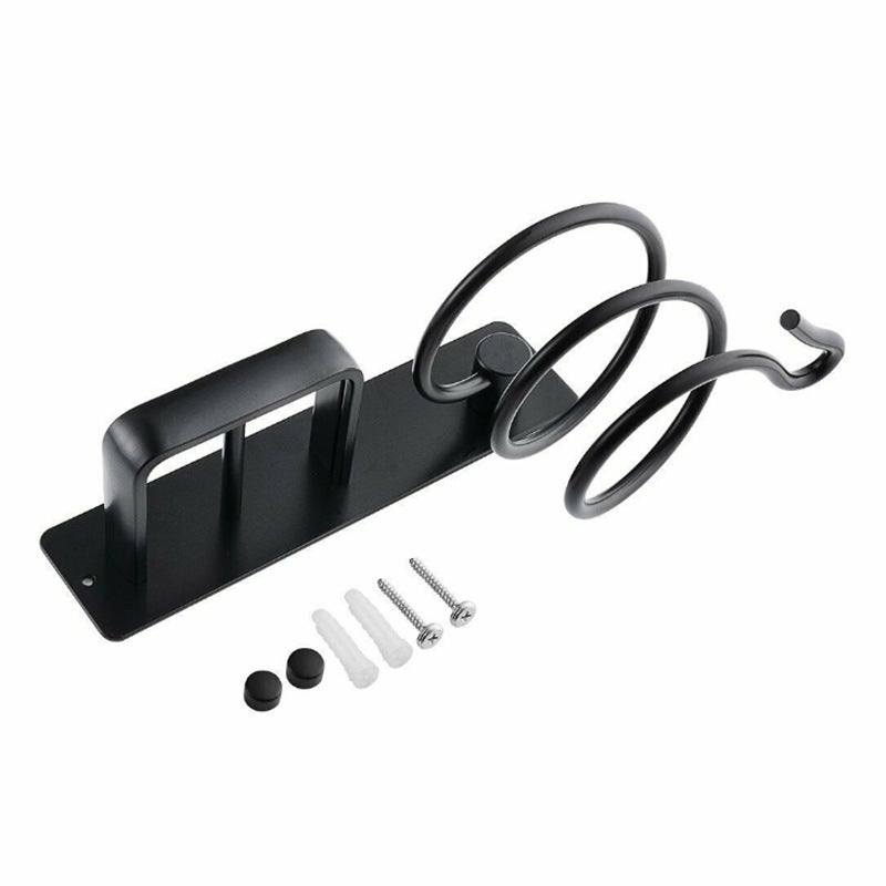 Uchwyt na suszarkę do włosów z systemem zarządzania kablami, ścienny organizer na suszarkę do włosów do sypialni hotelowej