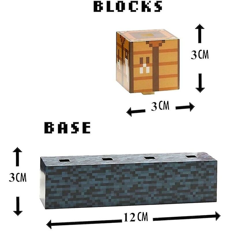 Minecraft Building Block Lampe De Bureau Bricolage Couture Lampe De ...
