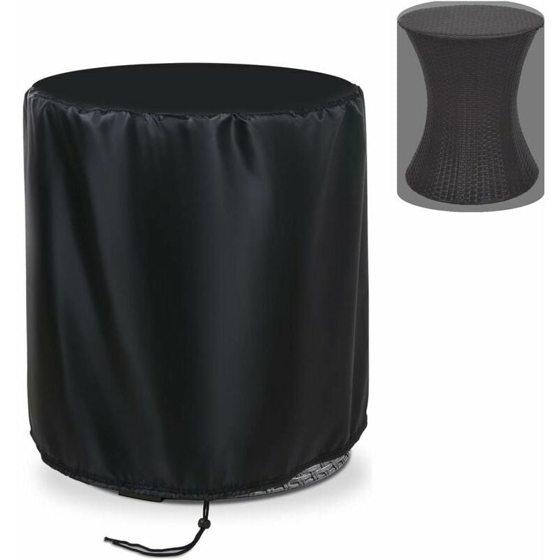 Wodoodporny parasol przeciwsłoneczny pasujący do małego okrągłego stołu ogrodowego o wymiarach Φ52x58 mm.