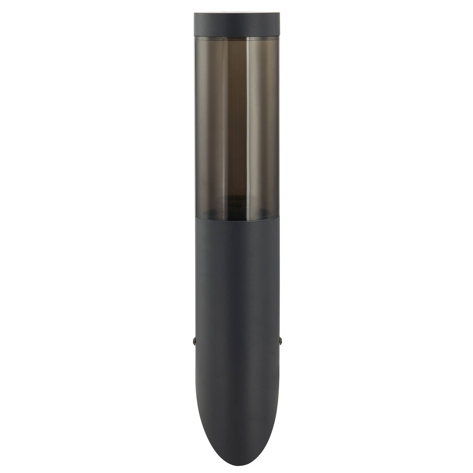 Aplique de exterior statius de lindby, negro, hierro, sensor, lámpara de pared para pared exterior/fachada, casa, terraza y balcón