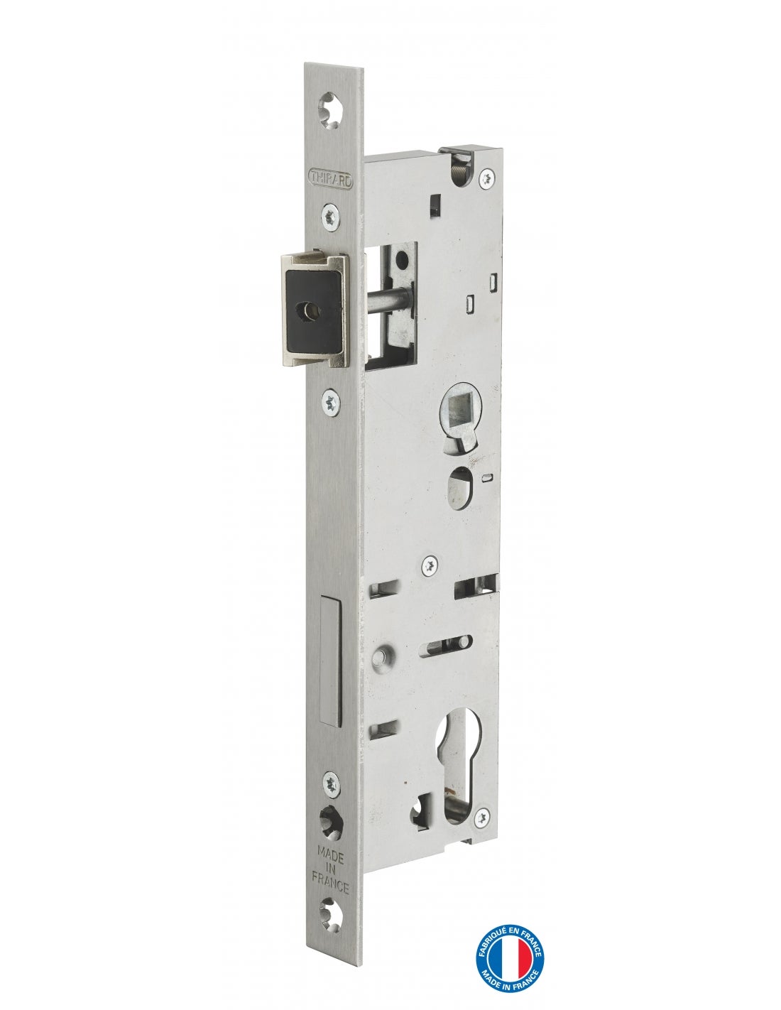 Cerradura De Caja De Acero Inoxidable 40 Con Cilindro De Perfil - Para Puertas De Jardín, Caja LS+RS, Sin Marca