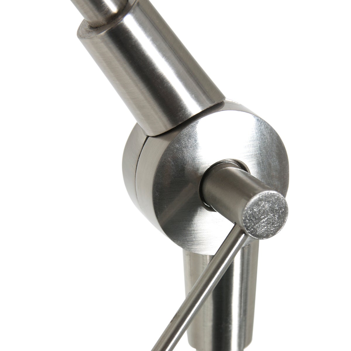 Steinhauer - lampada da terra - Prestige Chic - acciaio - metallo tessile - lampada ad arco - E27 - 4692ST - 4