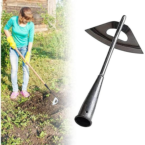 Zappa Cava In Acciaio Temprato Per Giardinaggio – 31x15 Cm, Attrezzo Manuale Per Diserbo E Piantagione