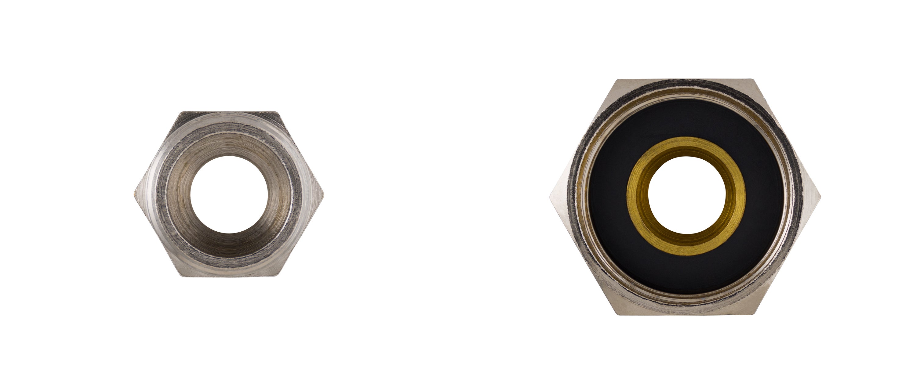 Flexible de acero inoxidable macho 1/2 - hembra 3/4 Longitud 40 centímetros Diámetro interior 13 mm QUICK PLOMBERIE - 4