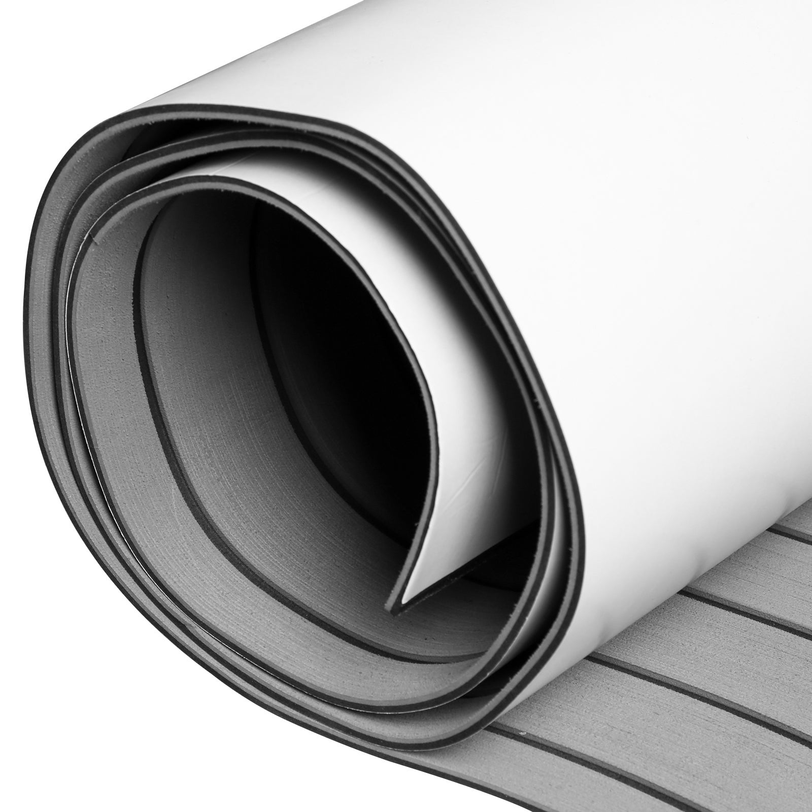 Tappeto EVA Deck Tappeto in schiuma per barca Telo in teak per barca finta 240x90cm Grigio - 8