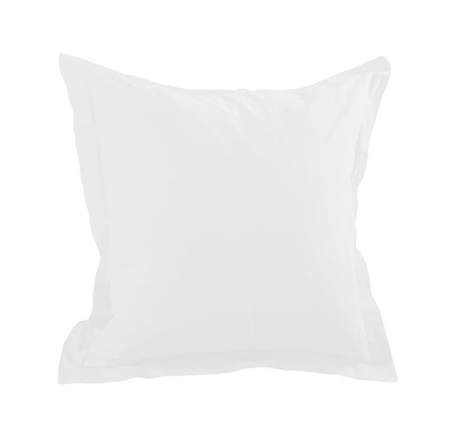 1 Taie d'oreiller coton uni 65 x 65 cm Alice blanc