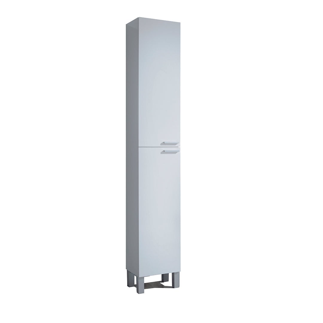 ONDEE ZEN - Colonne de rangement à poser AKTIVA - 30cm - Blanc - Mélaminé - Livré en kit - 2
