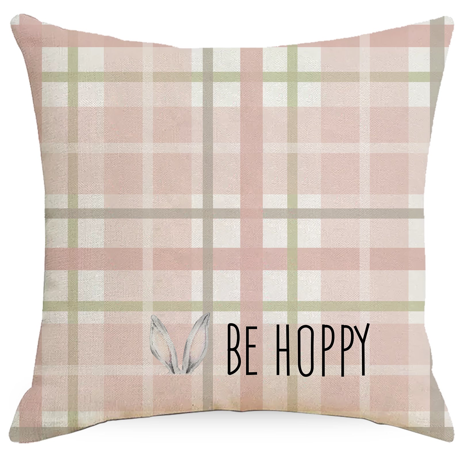 Lot de 4 Housse de Coussin, Housse Coussin 45x45cm Housses de Coussin Taie d'oreiller Décoratif Canapé pour Chambre, Canapé, Chaise, Lit,Jardin(Lapin - 4