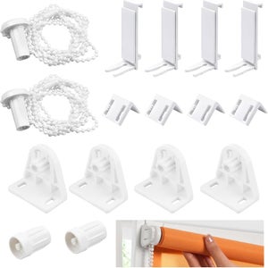 Lot De 2 Supports De Store Enrouleur 17 Mm - Double Support De Serrage Pour Store Occultant