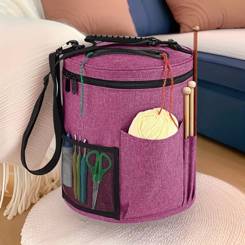 Bolsa De Almacenamiento Para Herramientas De Tejer Organizador De Hilo 