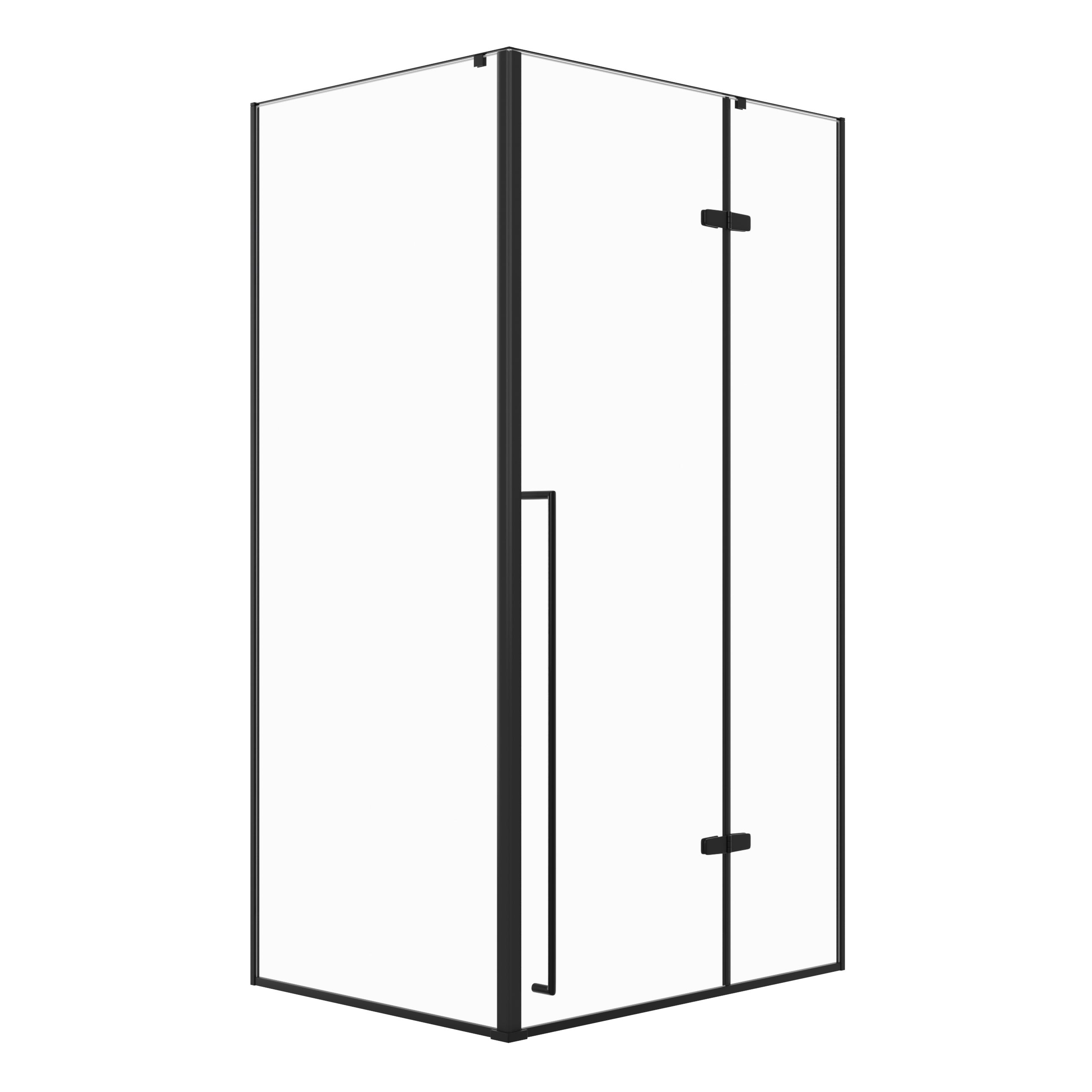 Kabina prysznicowa ILEX kwadratowa 90x90cm czarna SEVANTE
