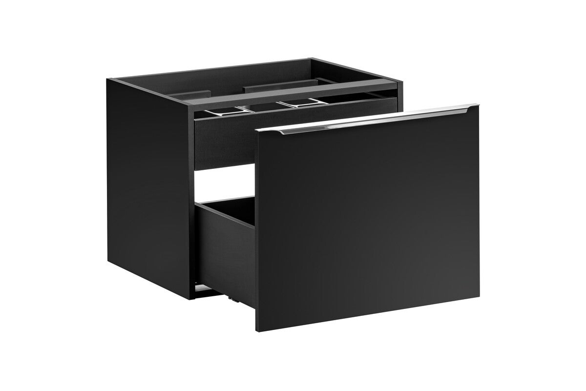 Zestaw mebli łazienkowych 120cm Comad Santa Fe Black z umywalkami nablatowymi - 3