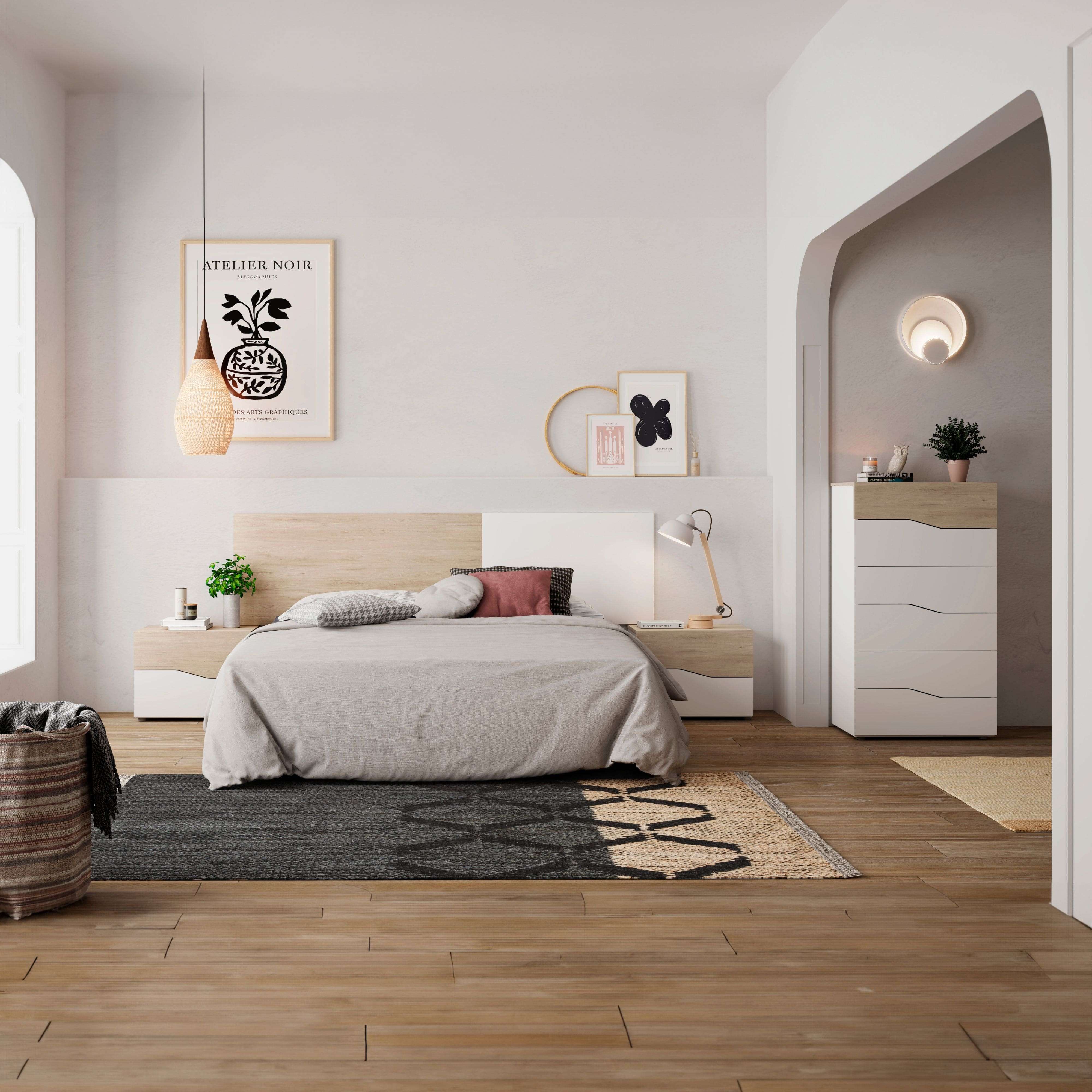 Cabecero de cama New Couple Sahara - Blanco Mate - 6