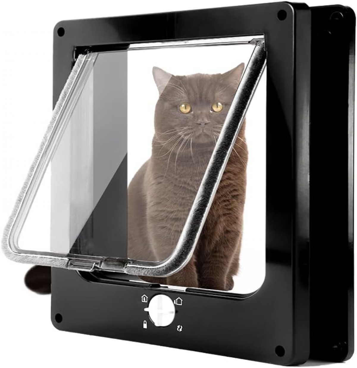 Chatière magnétique pour chats et petits chiens, facile à installer — free download