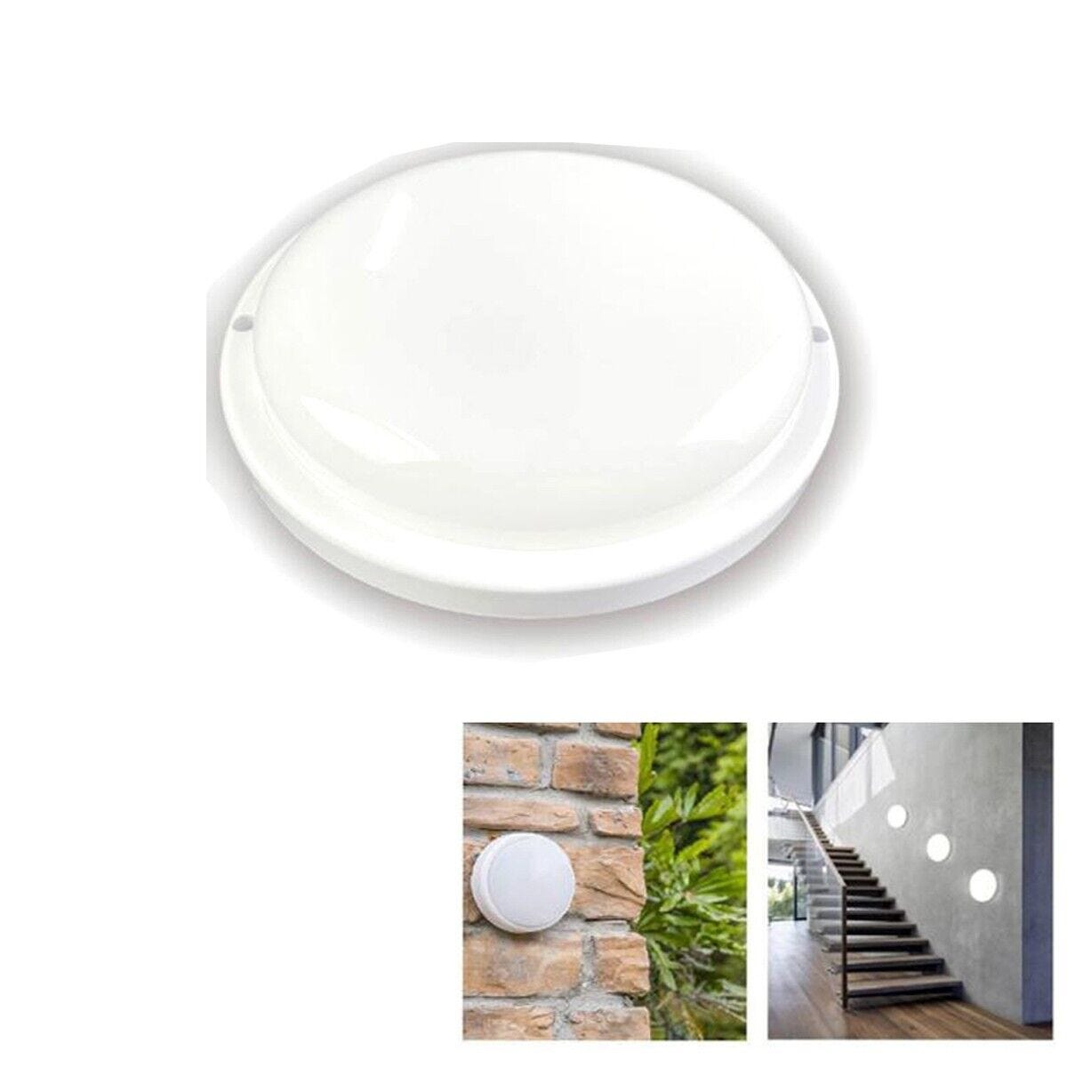 Led Ip65 PLAFÓN LED IP65 18W LUZ BLANCA NATURAL 4000K FC-102 | Leroy Merlin