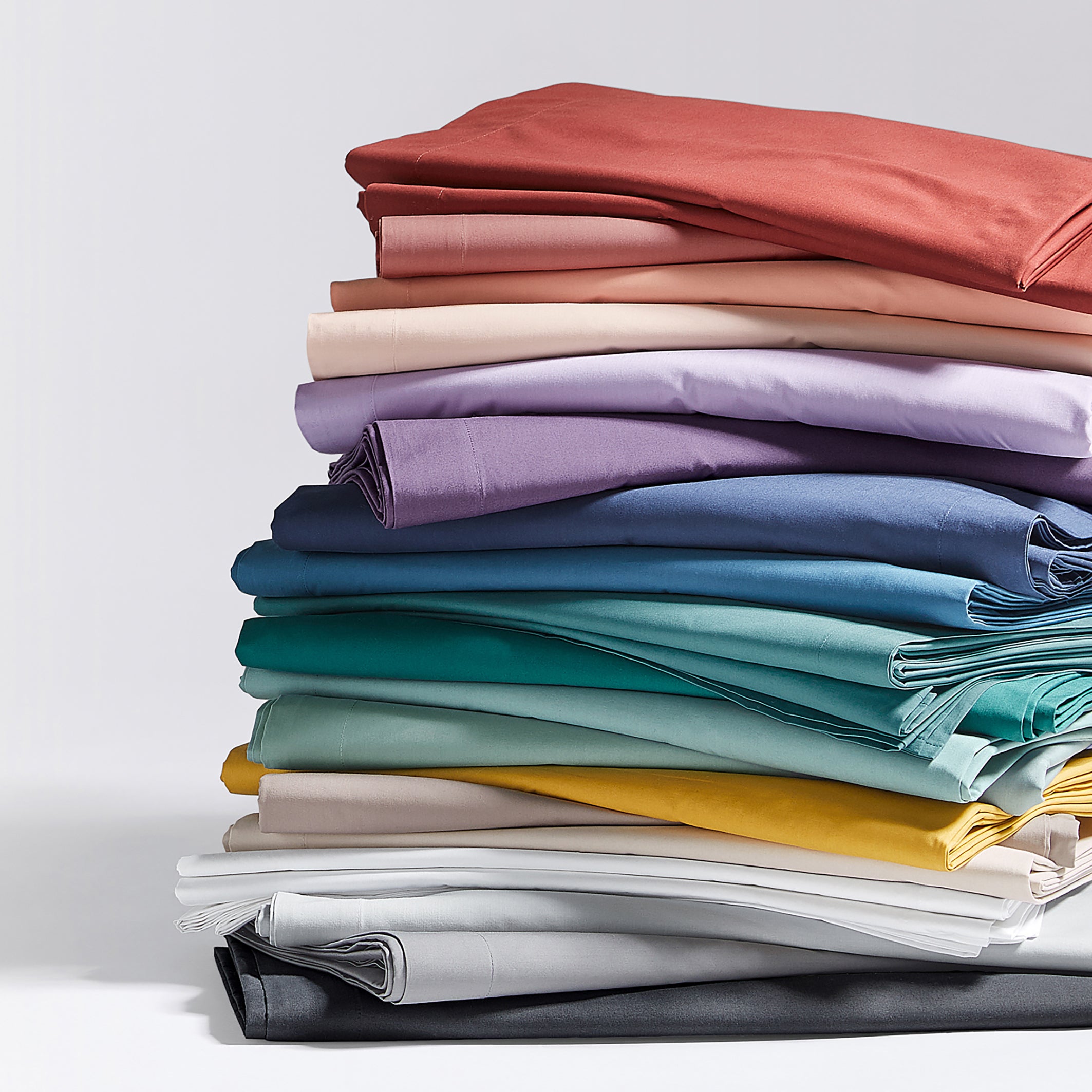 Drap plat uni percale de coton Scenario - Carbone - 150 x 250 cm - 6