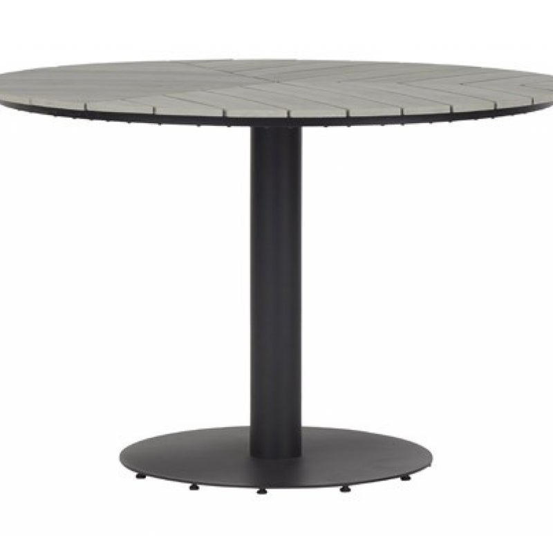 Hector stół ogrodowy Ø110 cm szary.