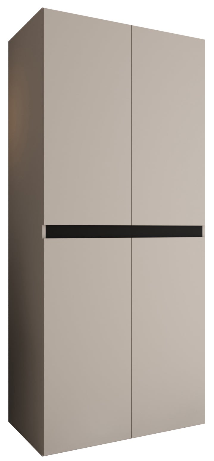 Szafa uchylna otwierana SALSA 90 x 52 x 203 cm kaszmir Abiks Meble