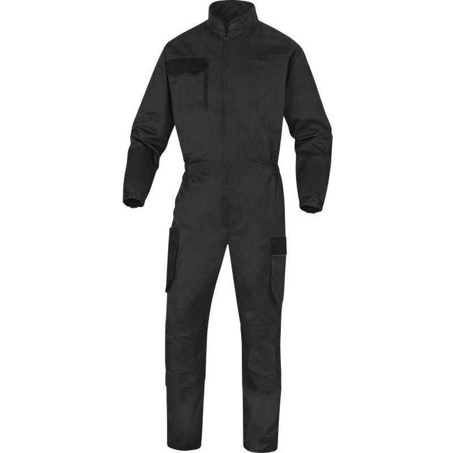 Delta Plus Mach 2 M2CO3 Men's Zip-Up Work Coveralls | Kneepad Boilersuit | Polycotton | Navy Or Grey