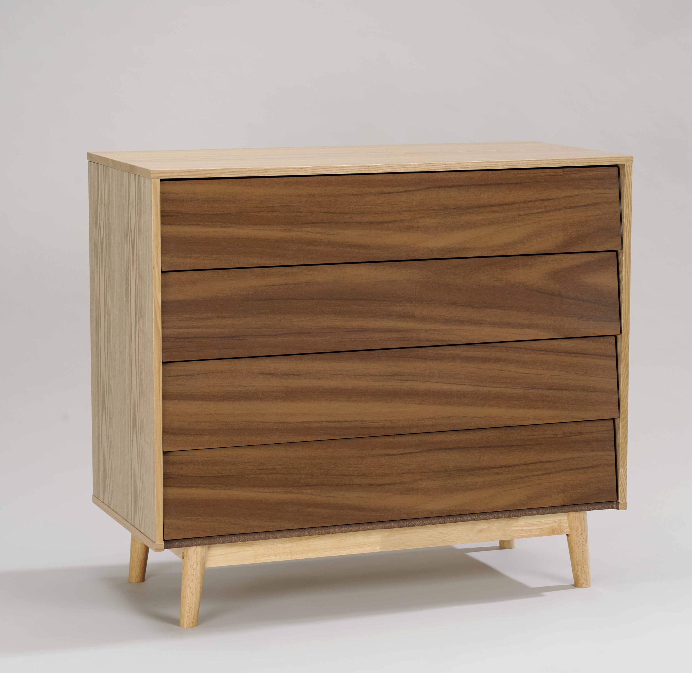 Venilia Pellicola adesiva, Noce aspetto legno marrone, 45cm x 1,5m, Spessore 95μ, Pellicola autoadesiva per mobili o cucina, carta da parati, PVC sen - 2