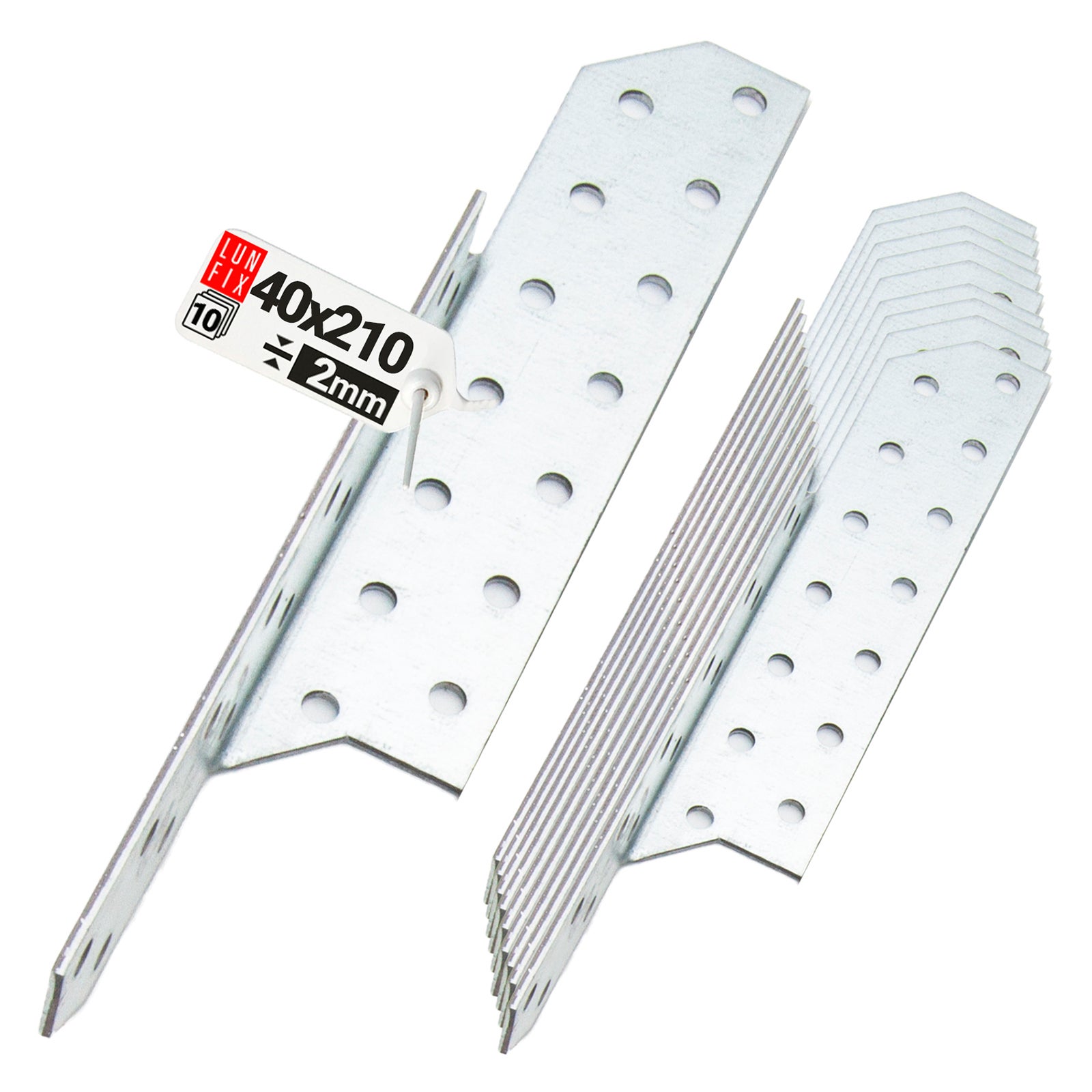 Łącznik krokwiowy 40x210 mm lewy 10szt.