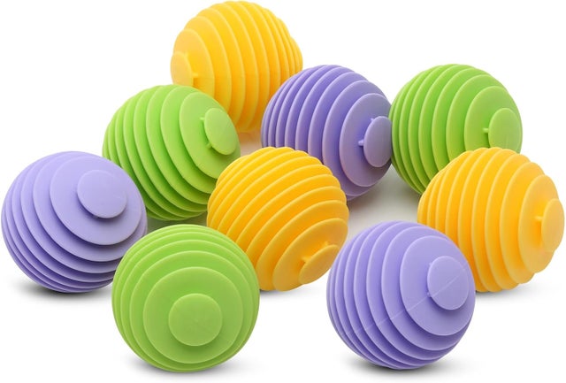 Lot de 9 boules de lavage pour machine à laver, boules de lavage, boules de lavage, boules de séchage pour sèche-linge, boules de lavage en caoutchouc