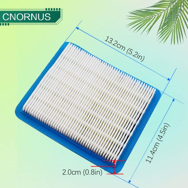 Filtri Per Tosaerba 491588 5 Filtri Aria Per Tosaerba Briggs & Stratton - Modelli 491588, 491588s, 399959 5 Pezzi Filtri - Foto 5