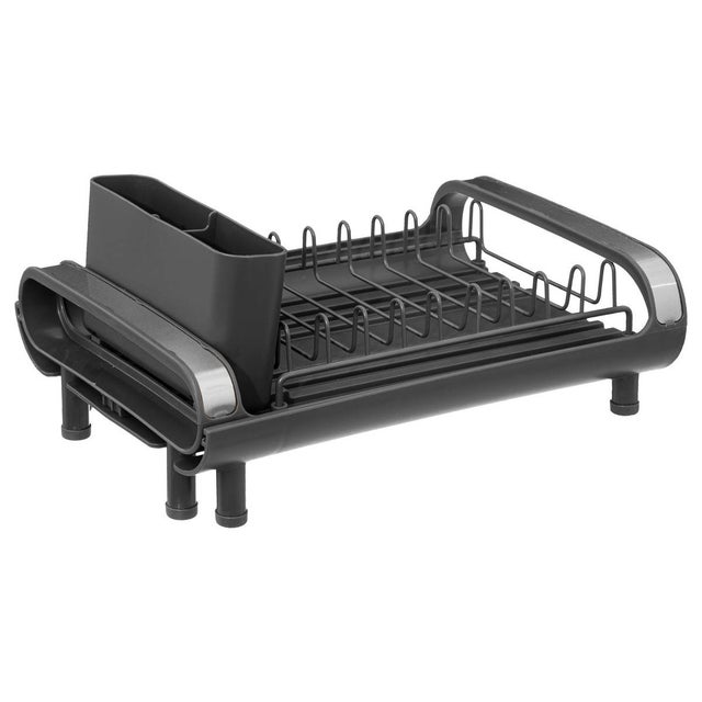 Scolapiatti richiudibile in plastica con vassoio cm 37x30