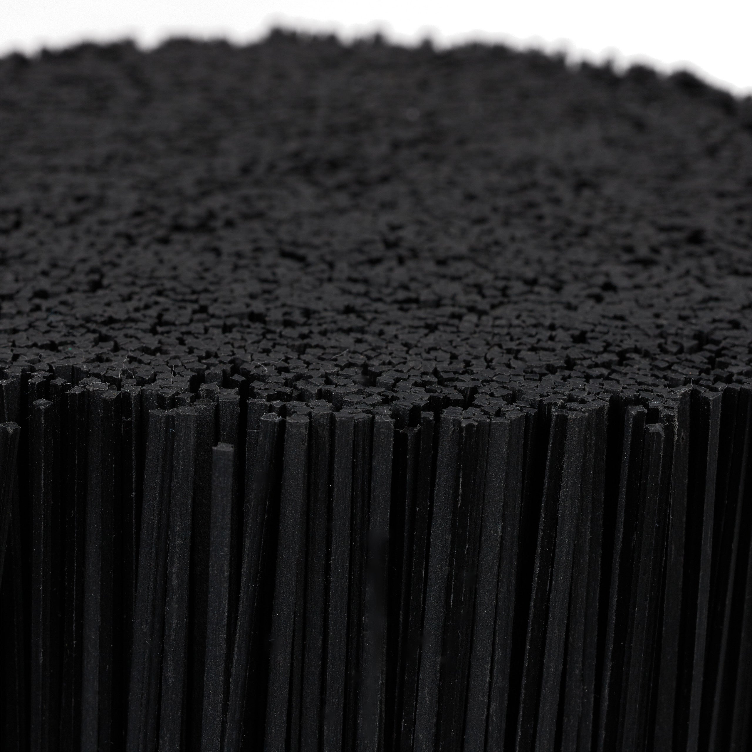 Bloque vacío para cuchillos, Con cerdas, Soporte para ocho cuchillos, 18x11 cm, Negro, Relaxdays - 8