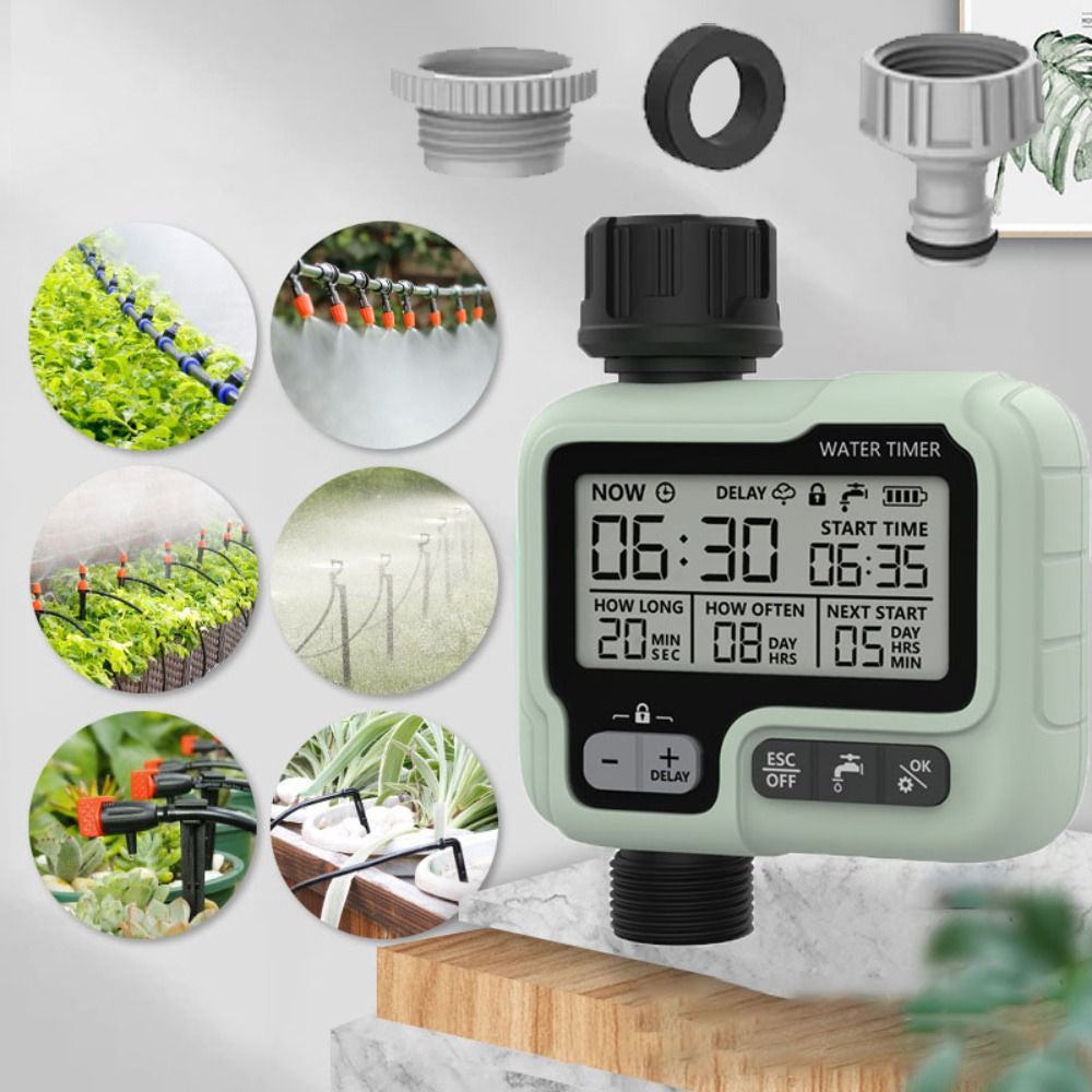 Système D'arrosage Automatique Programmable Avec WiFi Et Solaire - Pour Jardin, Balcon, Plantes En Pot - Contrôle Via App Tuya