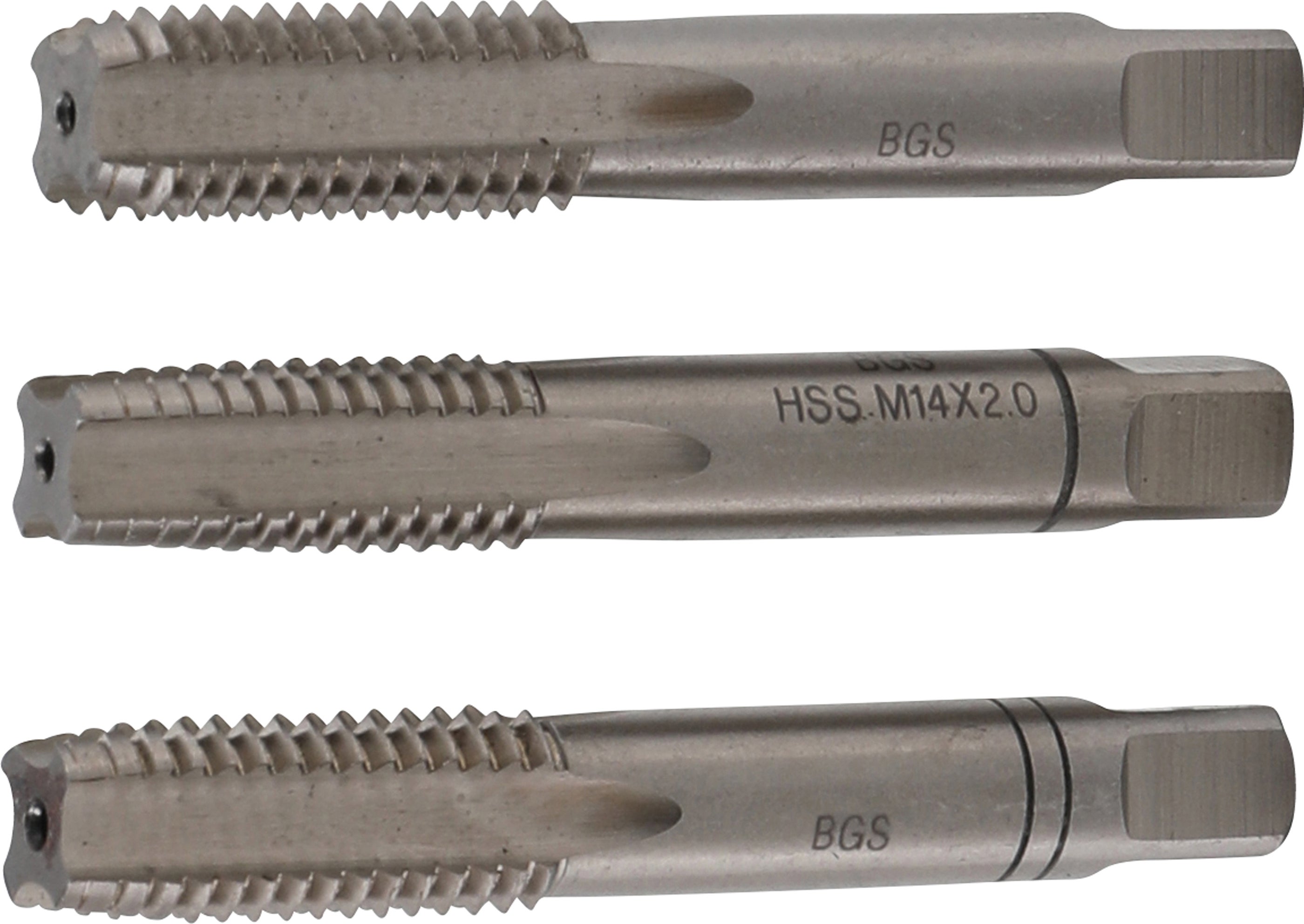 Jeu de 3 tarauds 4 x 0,7mm ébaucheur, intermédiaire et finisseur Facom | 227.4X70T3