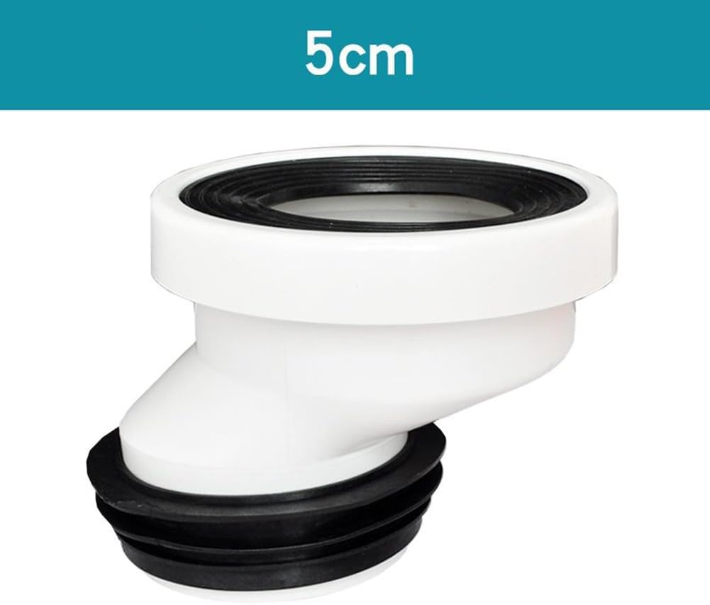 Złącze offsetowe do WC - Do złącz offsetowych do WC - Złącze offsetowe do WC z PVC - 50 mm - 2