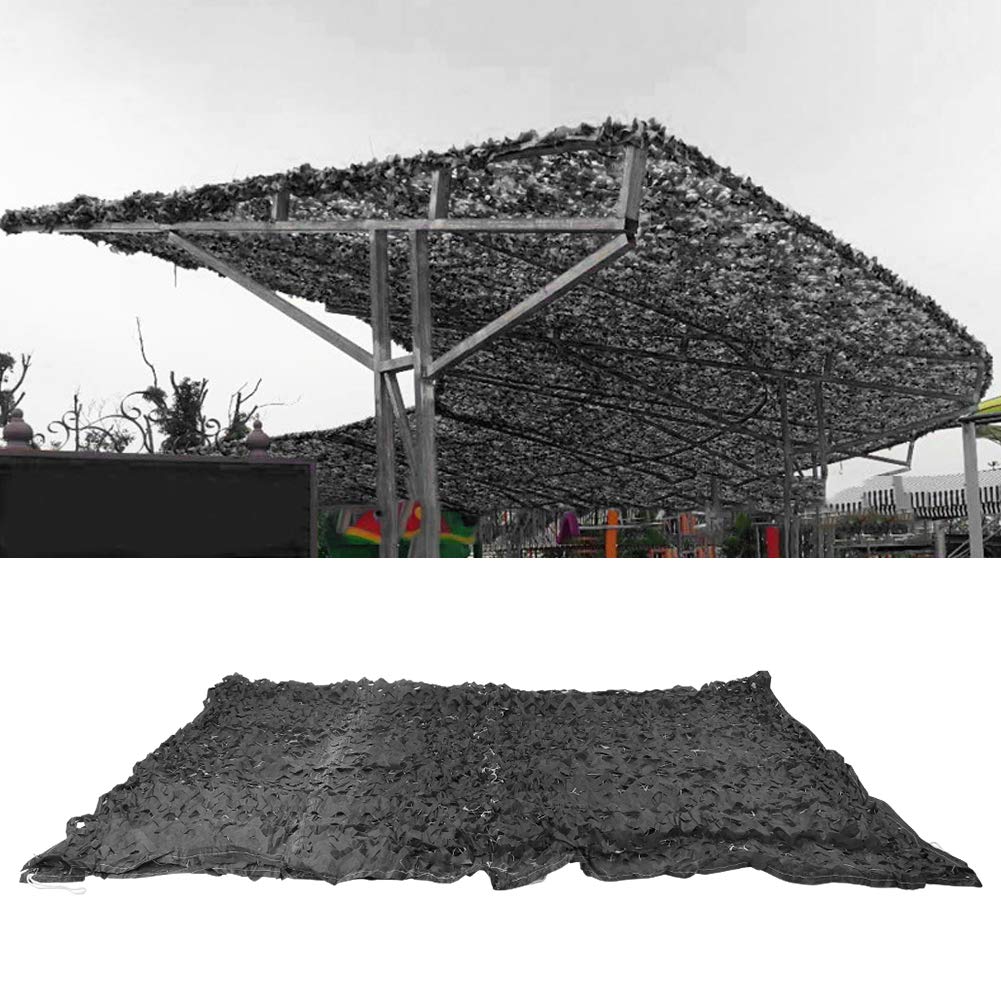 Vivarry Rete Mimetica 1.5x5m 1.5x7m 4x5m 3x4m Rete Mimetica Militare Rete Ombreggiante per Bambini Campeggio Rete Mimetica Caccia Tiro Nascondi Decorazione Parasole Protezione Solare Rete